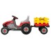Веломобиль Peg Perego Mini Tony Tigre Трактор с прицепом (CD0529)